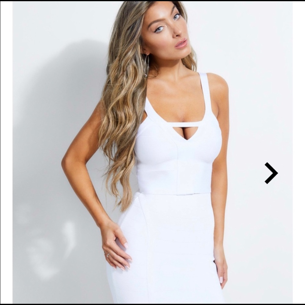 Guess Two-Piece White Bandage Set
